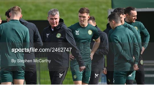Republic of Ireland Training Session and Press Conference Republic of Ireland Training Session and Press Conference