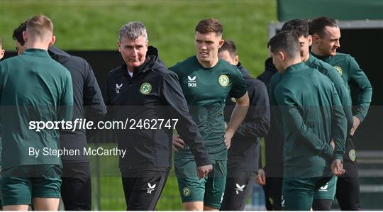 Republic of Ireland Training Session and Press Conference