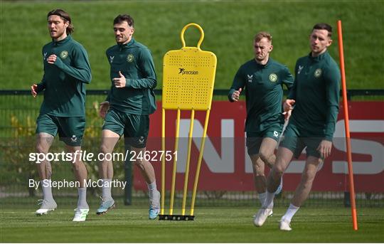 Republic of Ireland Training Session and Press Conference