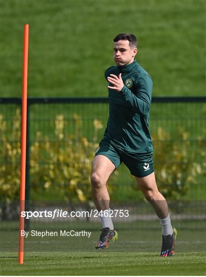 Republic of Ireland Training Session and Press Conference Republic of Ireland Training Session and Press Conference