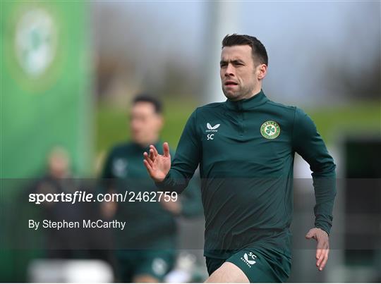 Republic of Ireland Training Session and Press Conference Republic of Ireland Training Session and Press Conference