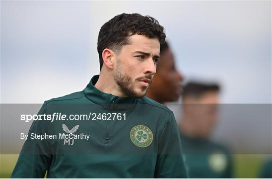 Republic of Ireland Training Session and Press Conference Republic of Ireland Training Session and Press Conference