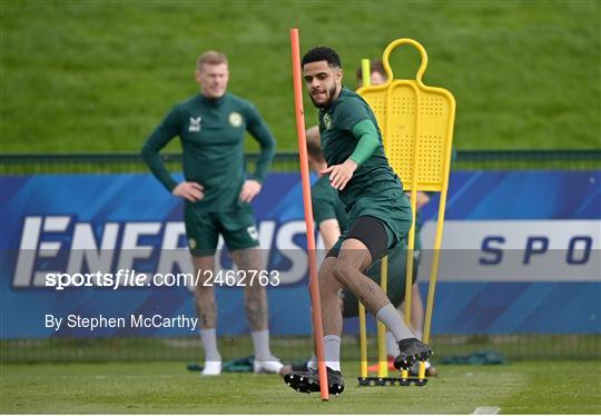 Republic of Ireland Training Session and Press Conference Republic of Ireland Training Session and Press Conference