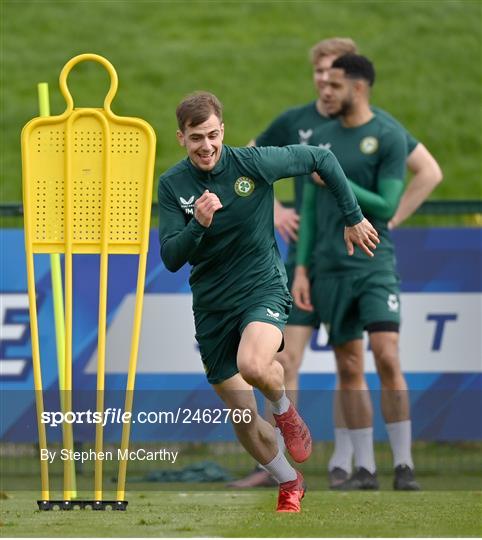 Republic of Ireland Training Session and Press Conference Republic of Ireland Training Session and Press Conference