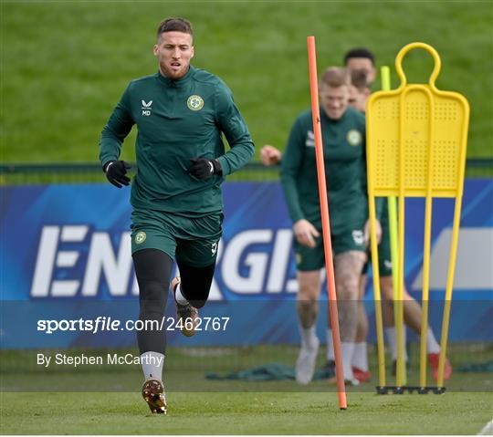Republic of Ireland Training Session and Press Conference Republic of Ireland Training Session and Press Conference
