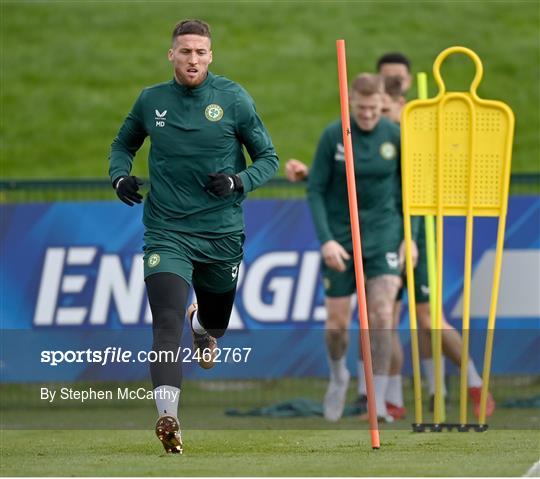 Republic of Ireland Training Session and Press Conference