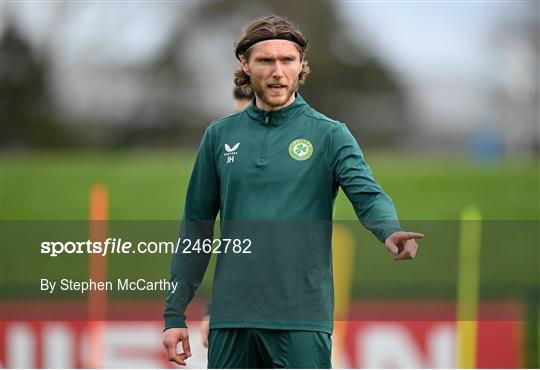 Republic of Ireland Training Session and Press Conference