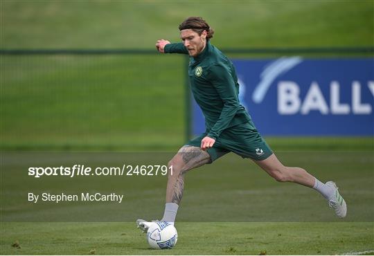 Republic of Ireland Training Session and Press Conference Republic of Ireland Training Session and Press Conference