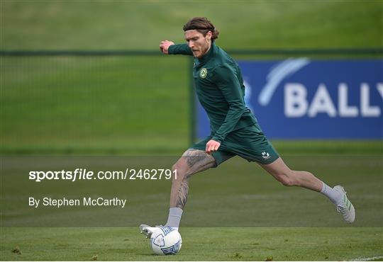 Republic of Ireland Training Session and Press Conference