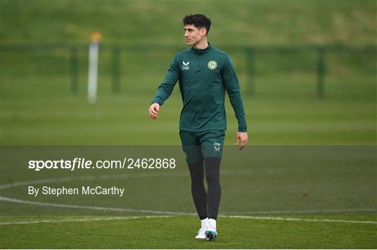 Republic of Ireland Training Session and Press Conference Republic of Ireland Training Session and Press Conference