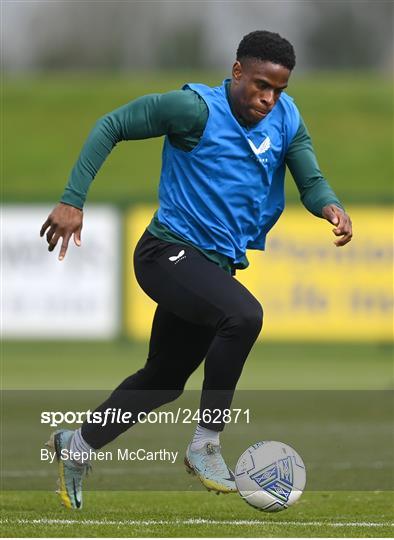 Republic of Ireland Training Session and Press Conference Republic of Ireland Training Session and Press Conference