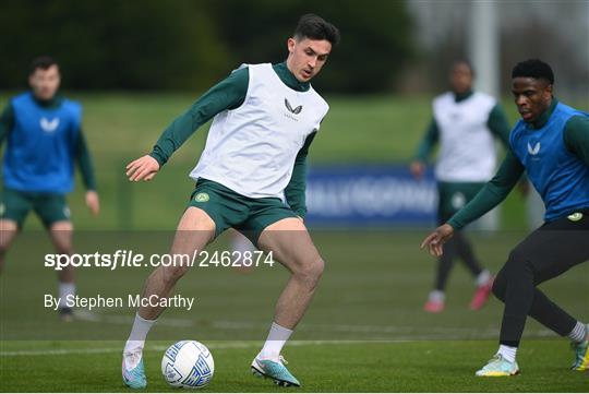 Republic of Ireland Training Session and Press Conference