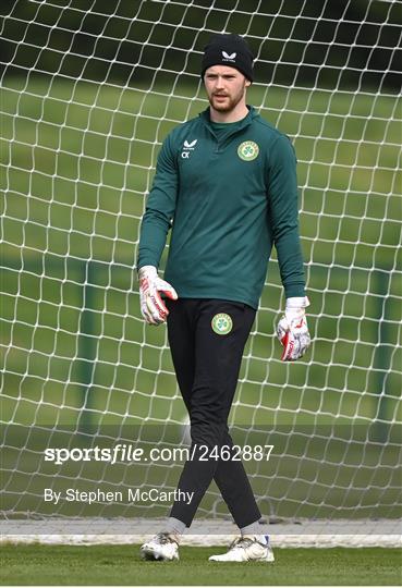 Republic of Ireland Training Session and Press Conference Republic of Ireland Training Session and Press Conference