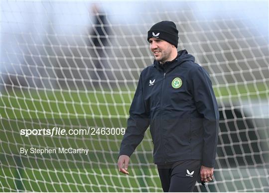 Republic of Ireland Training Session and Press Conference