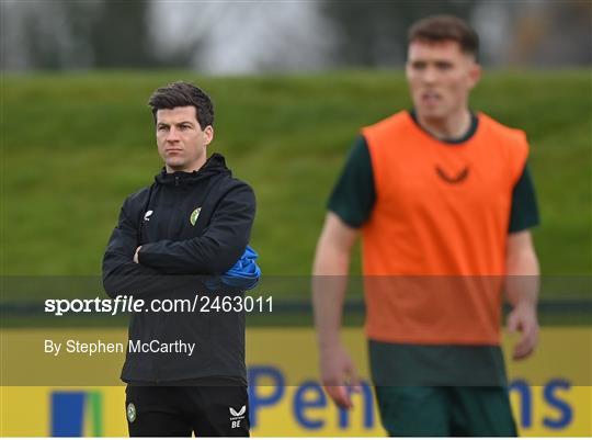 Republic of Ireland Training Session and Press Conference Republic of Ireland Training Session and Press Conference
