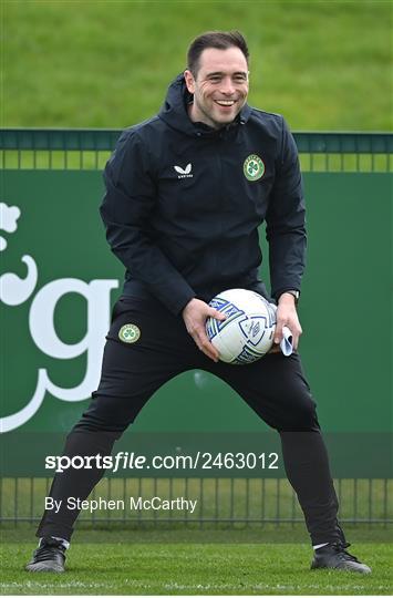 Republic of Ireland Training Session and Press Conference Republic of Ireland Training Session and Press Conference