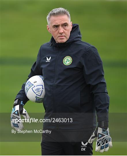 Republic of Ireland Training Session and Press Conference Republic of Ireland Training Session and Press Conference