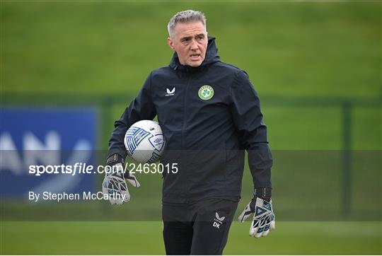 Republic of Ireland Training Session and Press Conference Republic of Ireland Training Session and Press Conference