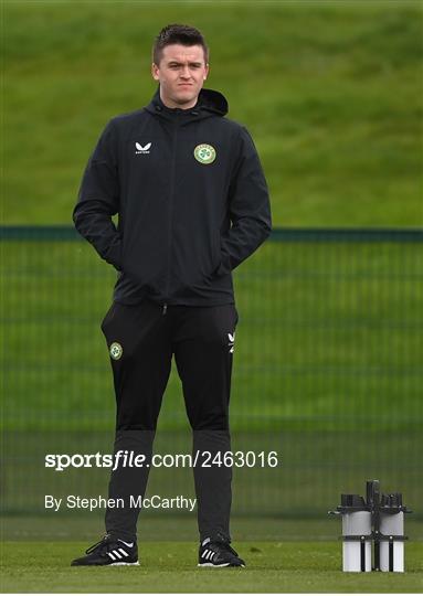 Republic of Ireland Training Session and Press Conference Republic of Ireland Training Session and Press Conference