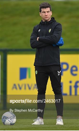 Republic of Ireland Training Session and Press Conference Republic of Ireland Training Session and Press Conference