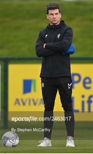 Republic of Ireland Training Session and Press Conference