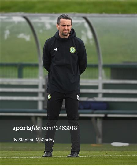 Republic of Ireland Training Session and Press Conference Republic of Ireland Training Session and Press Conference