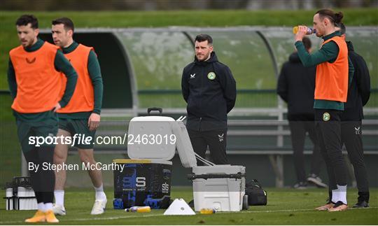 Republic of Ireland Training Session and Press Conference