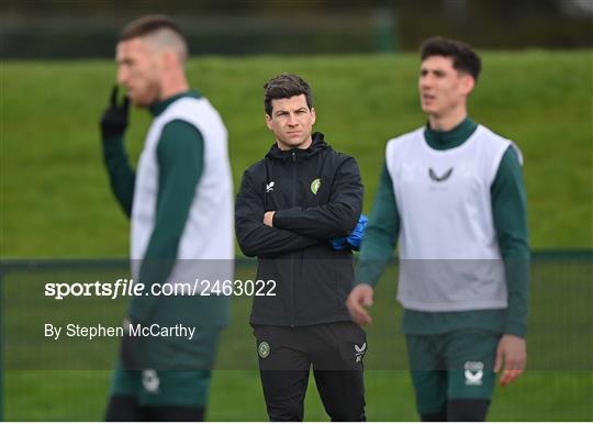 Republic of Ireland Training Session and Press Conference Republic of Ireland Training Session and Press Conference