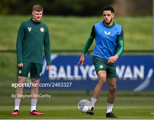 Republic of Ireland Training Session and Press Conference Republic of Ireland Training Session and Press Conference