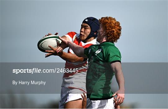 Ireland v Japan - Under-19 Rugby International