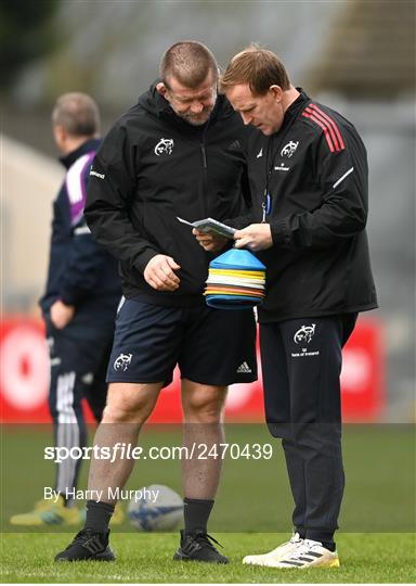 Munster Rugby Squad Training