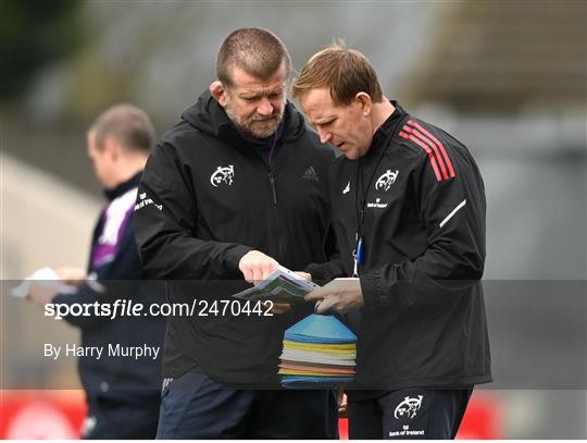 Munster Rugby Squad Training