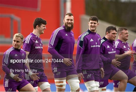 Munster Rugby Squad Training