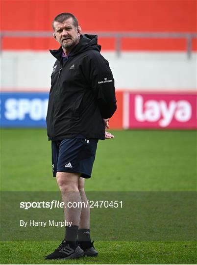 Munster Rugby Squad Training