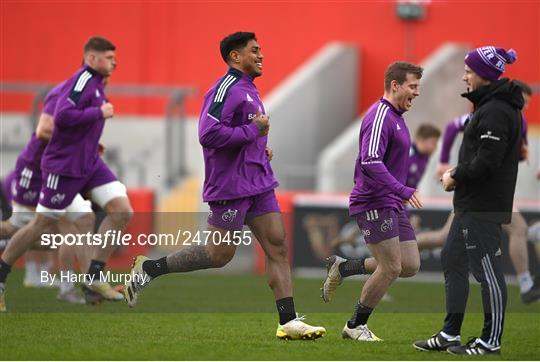 Munster Rugby Squad Training