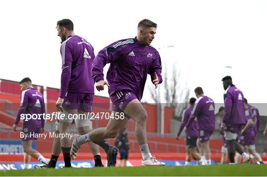 Munster Rugby Squad Training