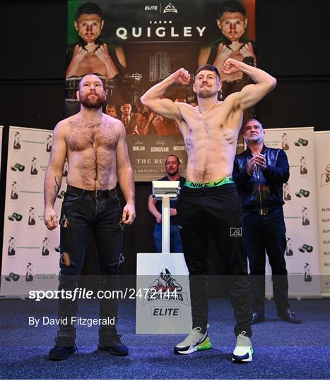 National Stadium Boxing Weigh-Ins