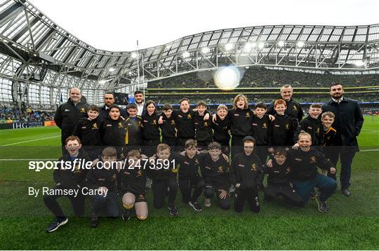 Bank of Ireland Half-time Minis at Leinster v Ulster - Heineken Champions Cup Round of 16