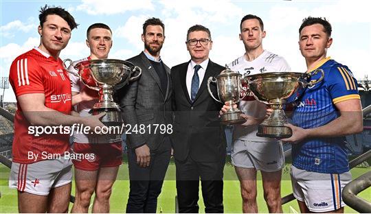Joe McDonagh, Christy Ring, Nickey Rackard & Lory Meagher Cup Competitions launch