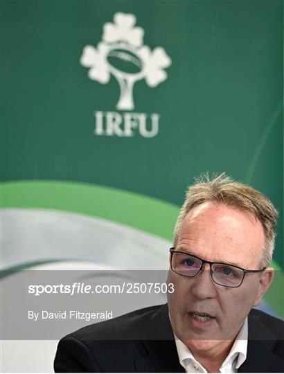IRFU Women In Rugby Press Briefing