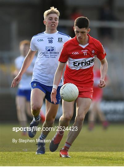 Derry v Monaghan - Electric Ireland Ulster Minor GAA Football Championship Final 2023 Derry v Monaghan - Electric Ireland Ulster Minor GAA Football Championship Final 2023