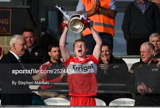 Derry v Monaghan - Electric Ireland Ulster Minor GAA Football Championship Final 2023 Derry v Monaghan - Electric Ireland Ulster Minor GAA Football Championship Final 2023