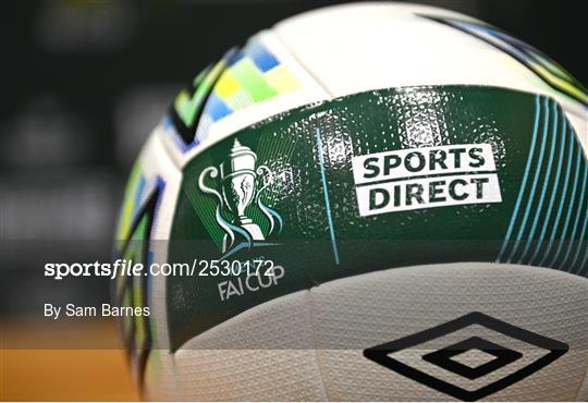 Sports Direct Men's and Women's FAI Cup First Round Draws
