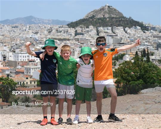 Republic of Ireland Supporters in Athens