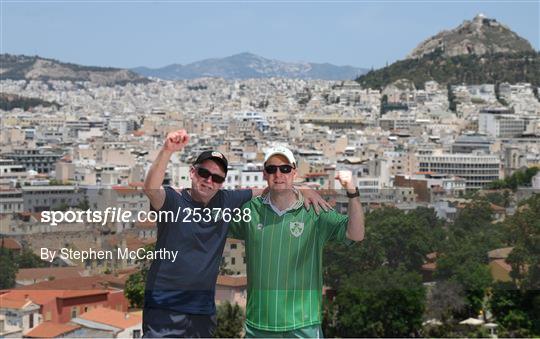 Republic of Ireland Supporters in Athens