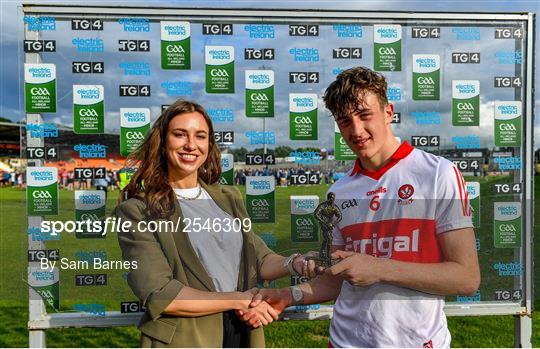 Electric Ireland Player of the Match at Dublin v Derry - Electric Ireland GAA Football All-Ireland Minor Championship Semi-Final