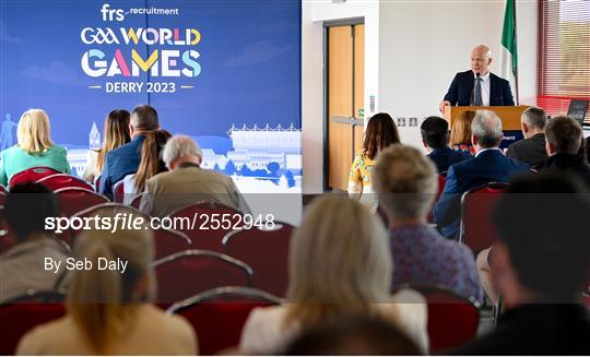 FRS Recruitment GAA World Games Launch