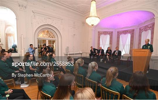 Republic of Ireland Women Government Send-Off Event