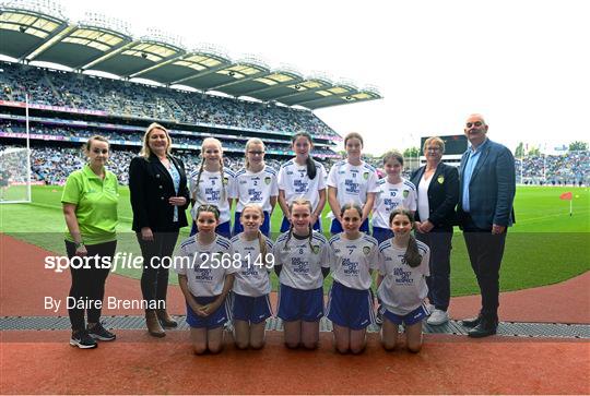 INTO Cumann na mBunscol GAA Respect Exhibition Go Games at GAA Football All-Ireland Senior Championship Semi-Final