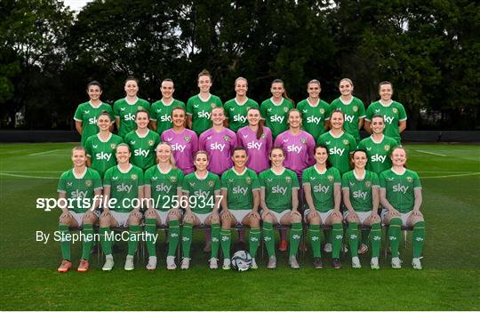 Republic of Ireland Squad Photograph - FIFA Women's World Cup 2023
